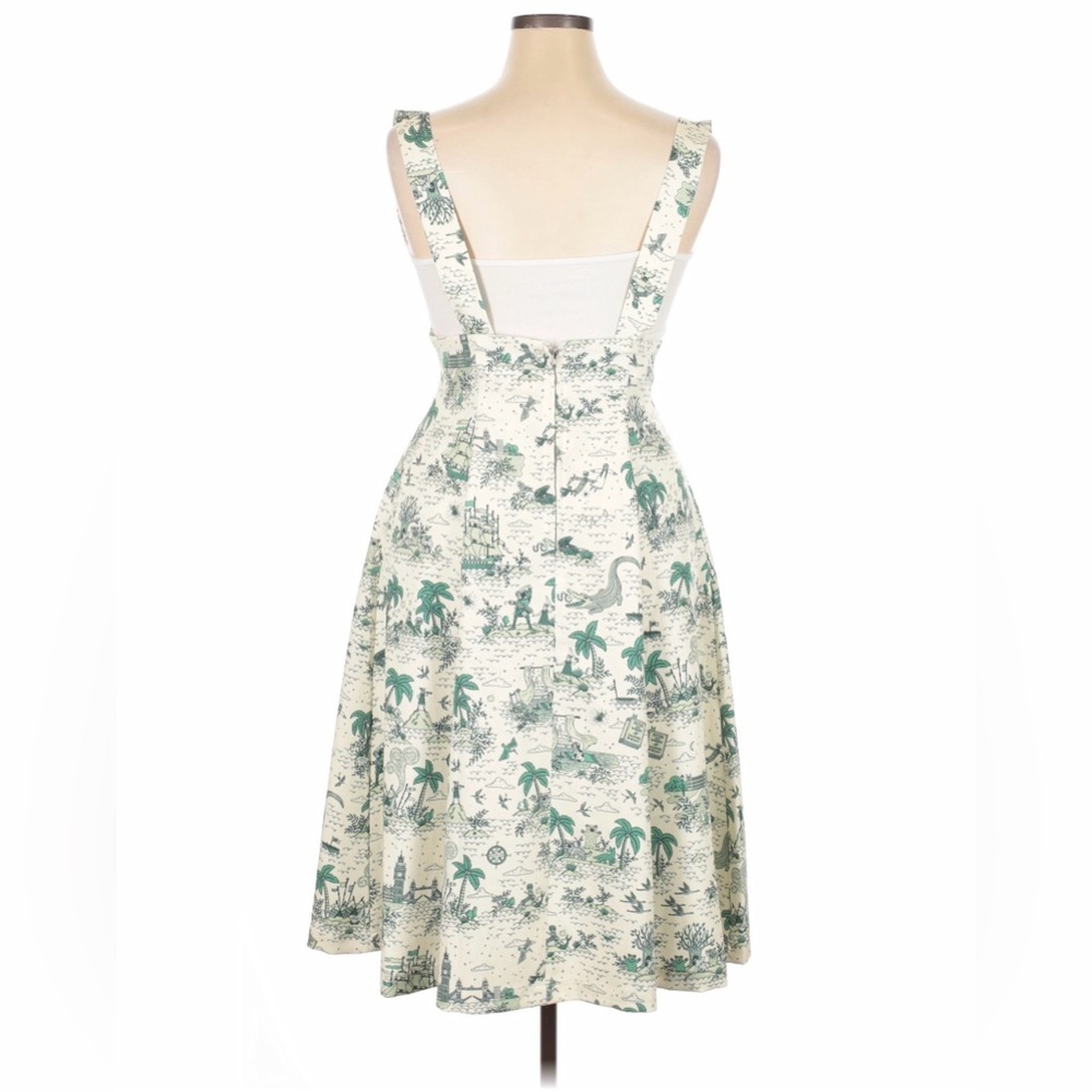 DAPPER DAY FOR TATYANA Neverland Toile Pinafore 50s Disney Dress Size XL VGUC - Picture 2 of 4